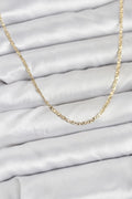 CM 14K Gold Renk Pirinç Lazer Model 60 cm Kadın Kolye