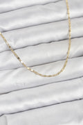 CM 14K Gold Renk Ezme Zincir Model 60 cm Kadın Kolye