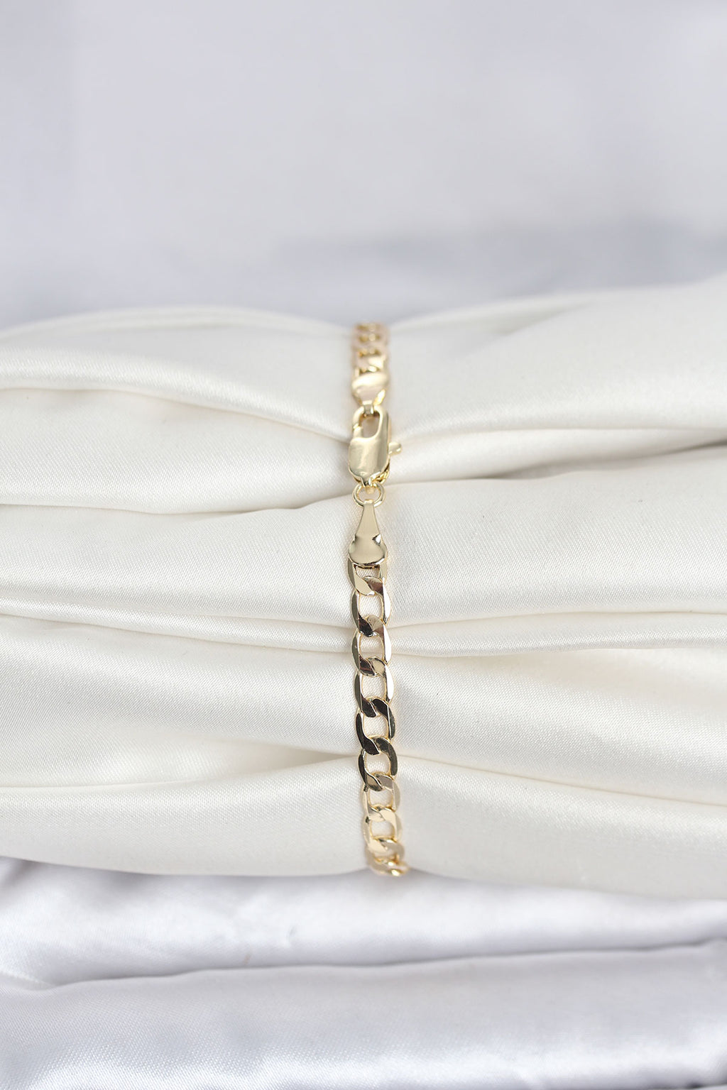 CM 14K Gold Renk Halka Zincir Model Kadın Bileklik