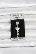 316L Cerrahi Çelik Sallantılı Zirkon Taşlı Model Göbek Piercing